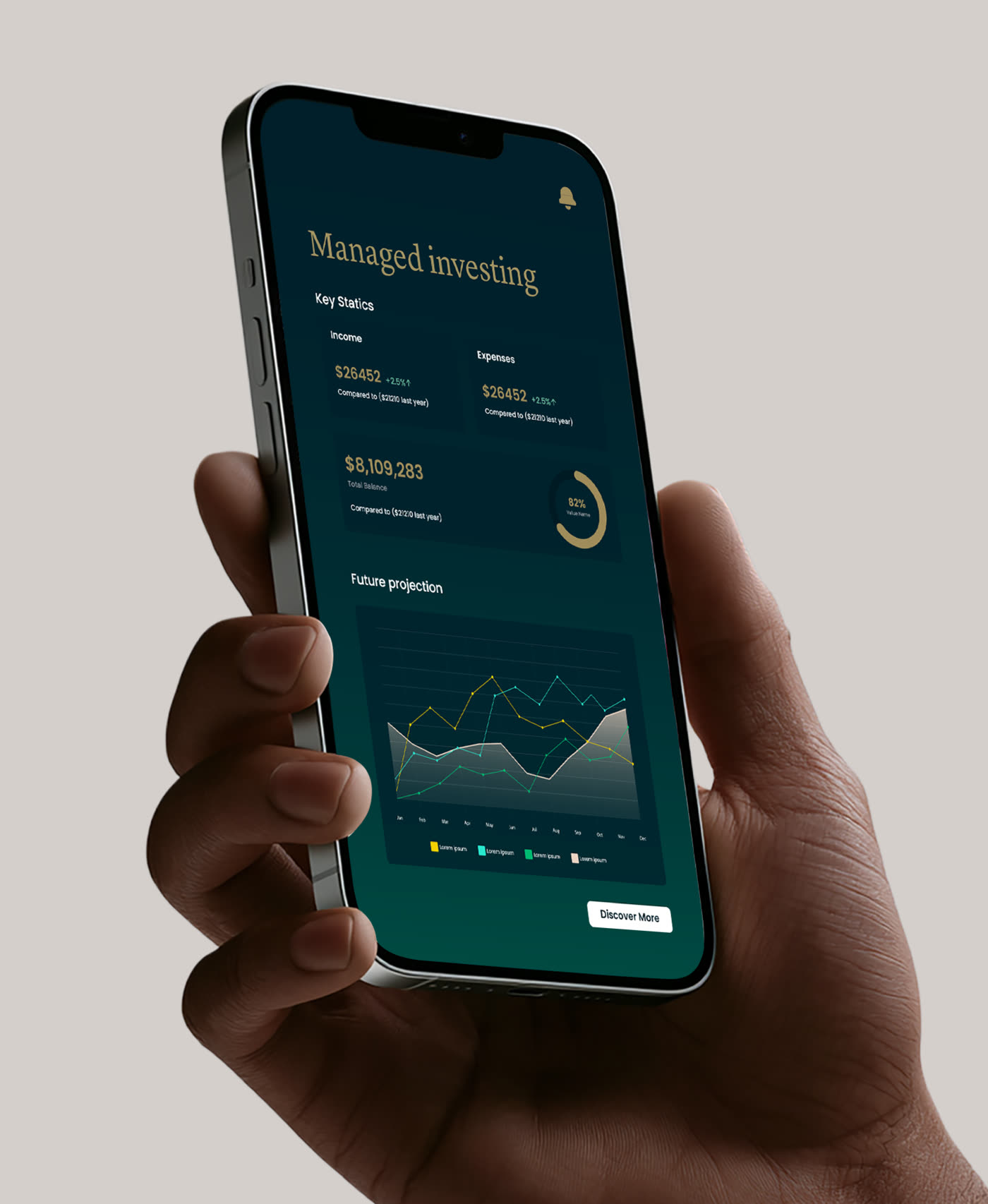Aldar Capital app on a phone